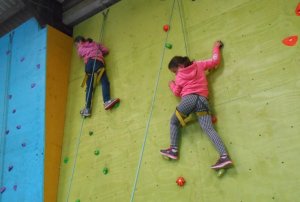 Again - the girls have it - Esme and Jess just keep climbing