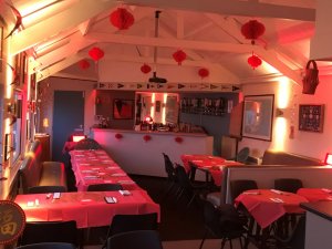 The scene is set for the Gunfleet Chinese Evening