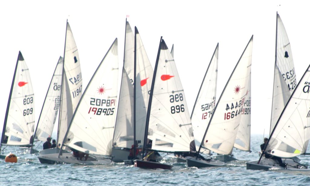 The start line can get quite busy