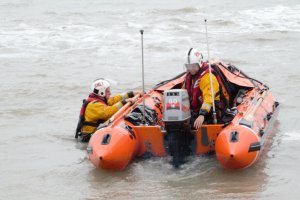 Clacton Inshore Lifeboat pay the Club a visit