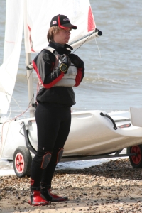 Robert Gutteridge about to launch and go on to win the Cadet Day Trophy