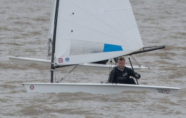 Winner of the London Trophy - John Tappenden in his RS Aero