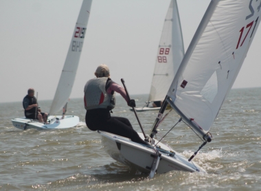 Yvonne Gough heads out to sea