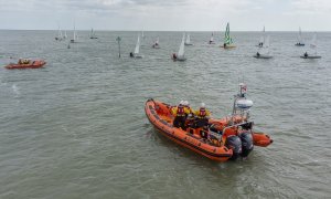 The Club receives a visit from Clacton's Lifeboats