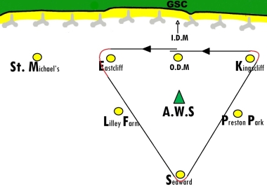 The course for the cats in the afternoon