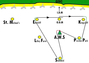 The course for the third race in the Autumn Series