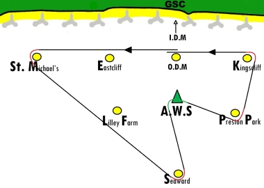 The course for the RS Aero Class Points 1