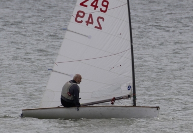 Simon Clarke drives his Europe into second place in the March Hare Race