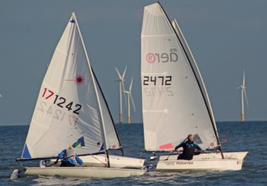 Brian Allen sails away from Yvonne Gough