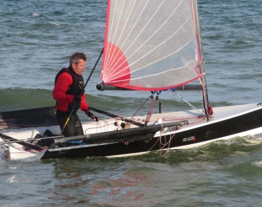 John Heath - doing well in his Blaze - until he took the wrong course
