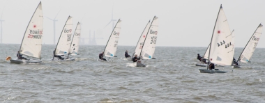 The race gets underway
