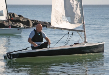 Andy Stafford sets off in his Lightning