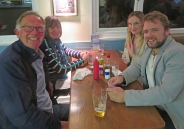 Club members celebrate the start of the 2025 sailing season