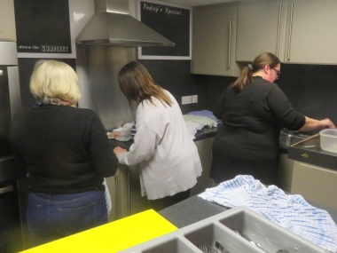 But there was always the washing up!