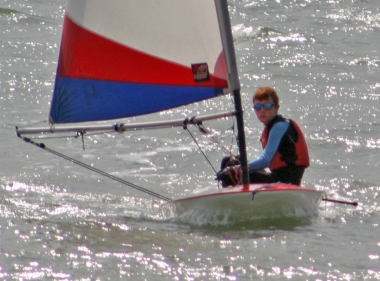 Finley Taylor takes his Topper into first place