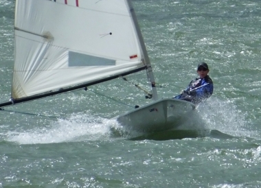 Adam Kedge storms to victory in the Laser Class Points