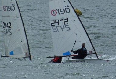 Brian Allen in his RS Aero