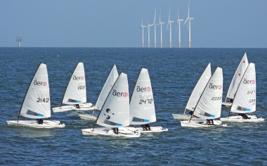 The race has just started and already the wind has abated
