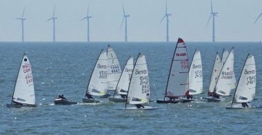 The gate start of the first race