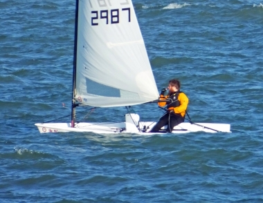 Robert Gutteridge gains third place in his RS Aero