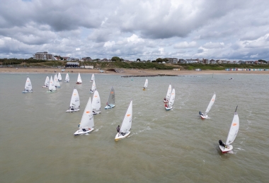 Saturday, the second day, and a race gets underway (picture - Kevin Jay)