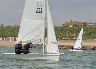 John and Sarah Heath take the 1893 Regatta Trophy in their RS 200