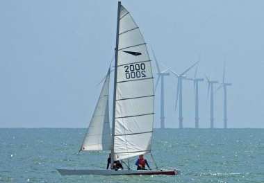 Mark and George Venables win the David Foster Catamaran Challenge Trophy in their Dart 18