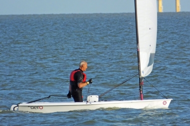 If only Tim Dye hadn't capsized in his RS Aero, but he still gained a second place