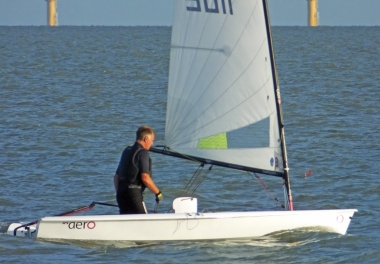John Tappenden sailing home to victory