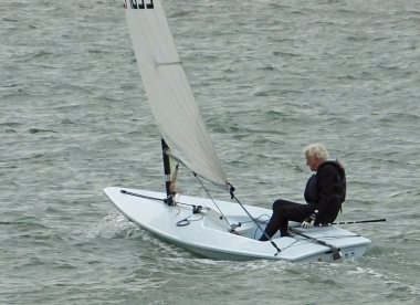 Andy Dunnett, who took his Laser to victory in Laser Class Points 5