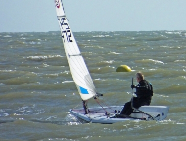 Brian Allen heads to the next mark