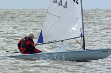 Taking second place was Andy Dunnett in his Laser