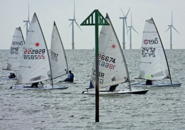 The race is underway