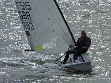 Tim Dye takes his RS Aero into third place