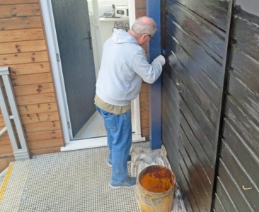 The creosote continues to flow