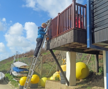 Balustrades get a lick of preservative