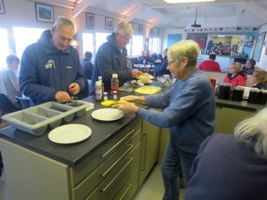 Lunch for the hungry workers