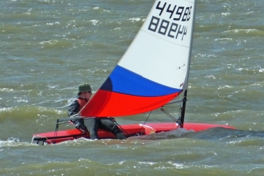 Cadet Finley Taylor heading towards the Lilley Farm buoy