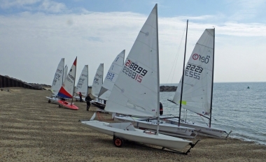 Boats ready rigged prior to venturing on the water