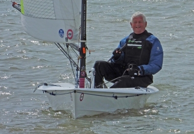 Martin Chivers enjoying the sail