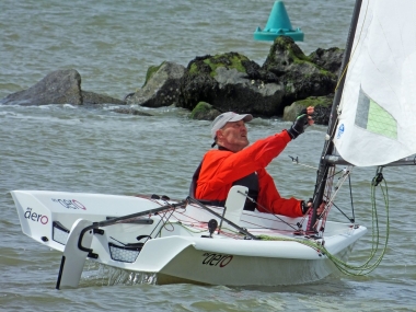 Paul Jackson about to head out to sea