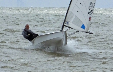 Tim Dye takes off in his RS Aero