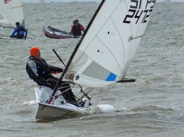 Brian Allen in his RS Aero before...