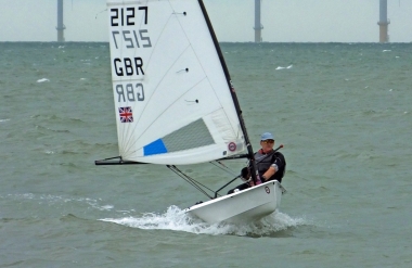 Winner of The Chase - Tim Dye going for it in his RS Aero
