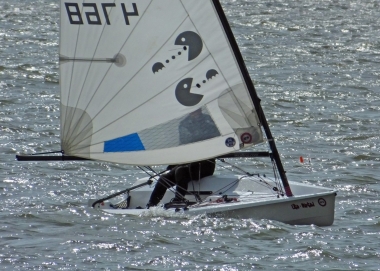 Derroll Pedder driving his RS Aero (packman and all)