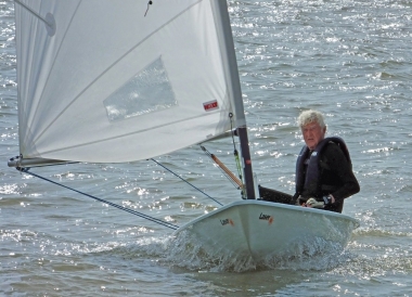 Andy Dunnett was laying third until he capsized