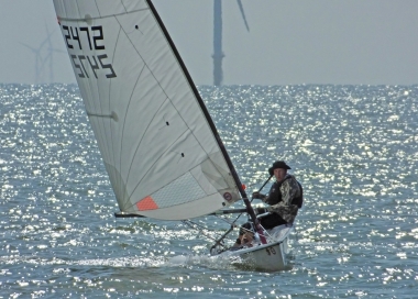 Brian Allen in his RS Aero