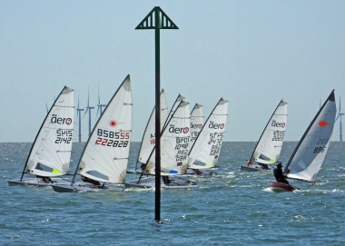 They're off!  The start of the race