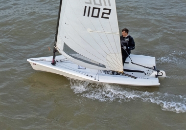 John Tappenden - a close second in his RS Aero