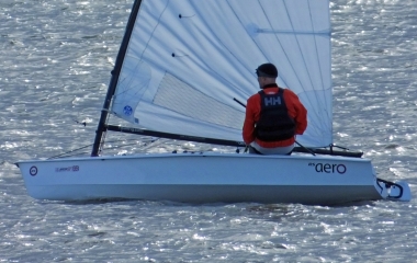 Paul Jackson in his RS Aero